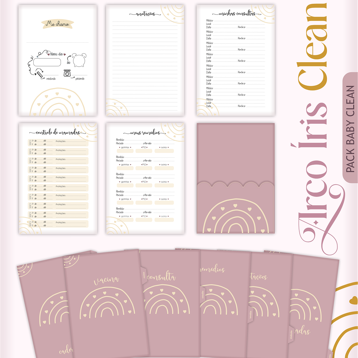 Arquivo Encadernação Baby Arco-Íris 5