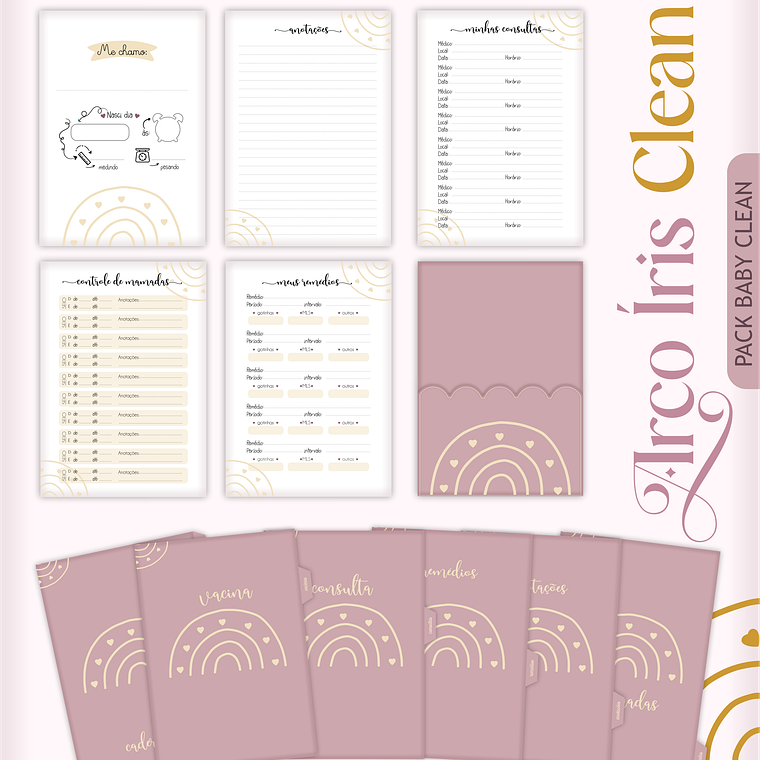 Arquivo Encadernação Baby Arco-Íris 5