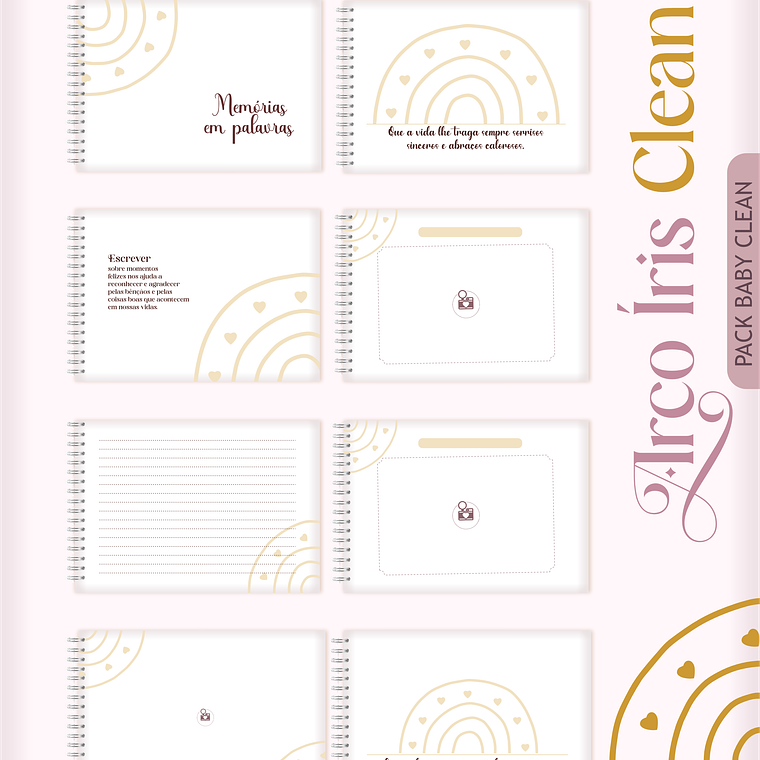 Arquivo Encadernação Baby Arco-Íris 10