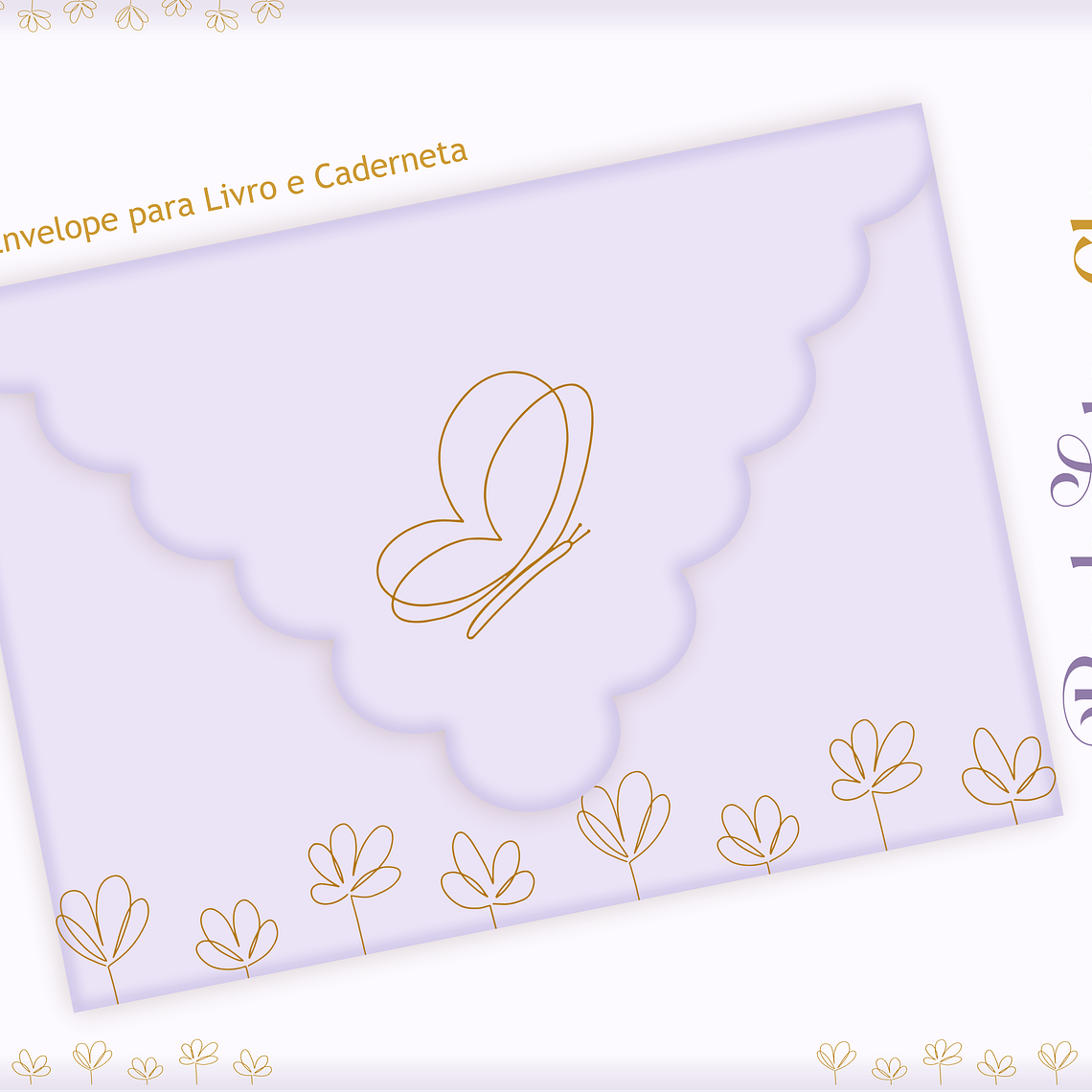 Arquivo Encadernação Baby Borbolea Clean 12