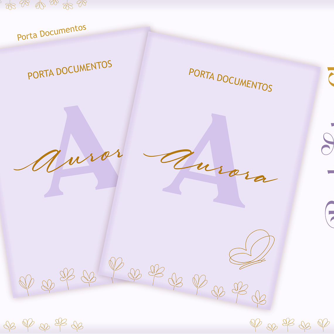 Arquivo Encadernação Baby Borbolea Clean 16