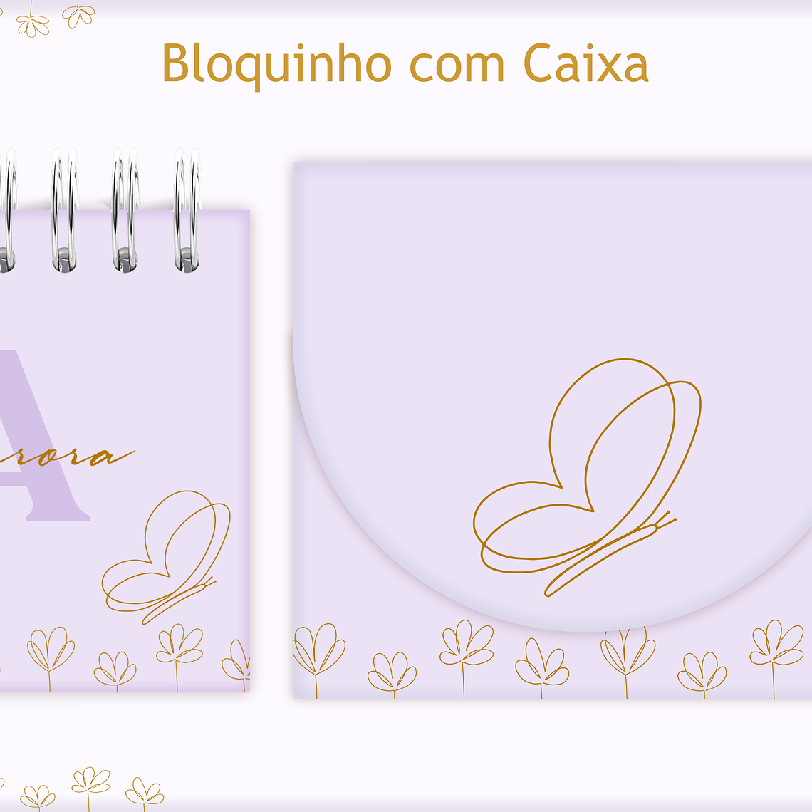 Arquivo Encadernação Baby Borbolea Clean 17