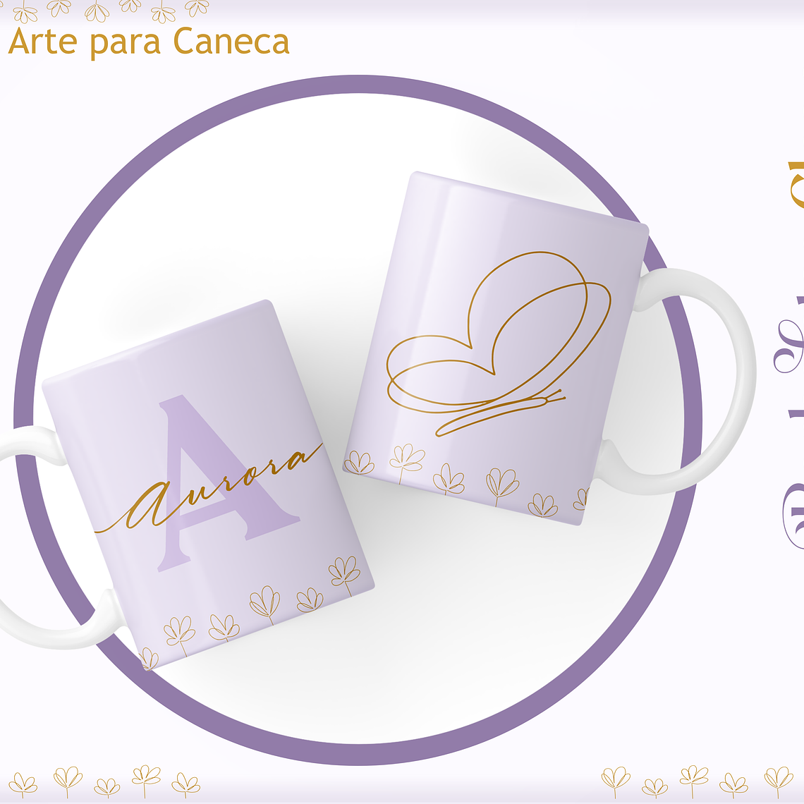 Arquivo Encadernação Baby Borbolea Clean 19