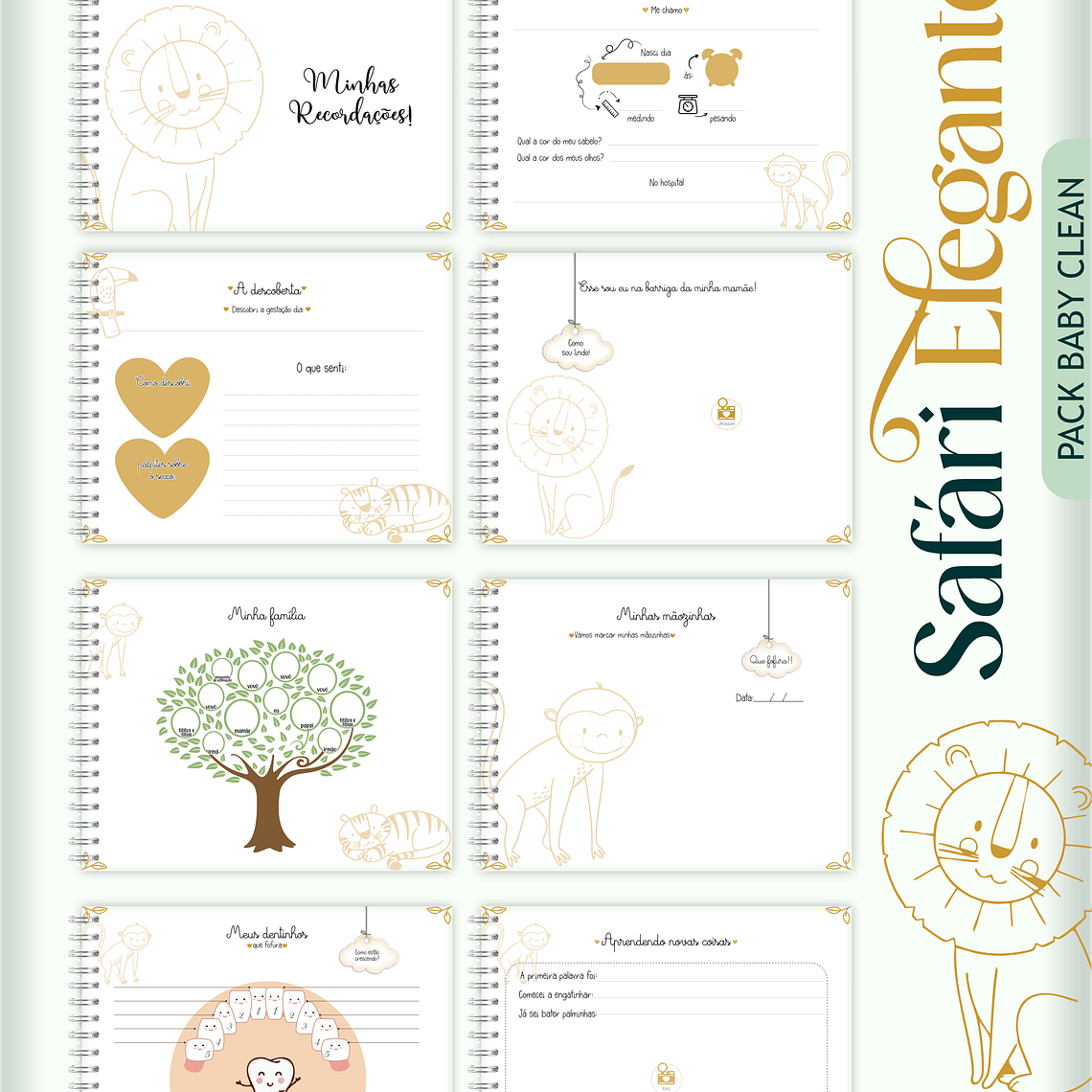 Arquivo Encadernação Baby Safari 4