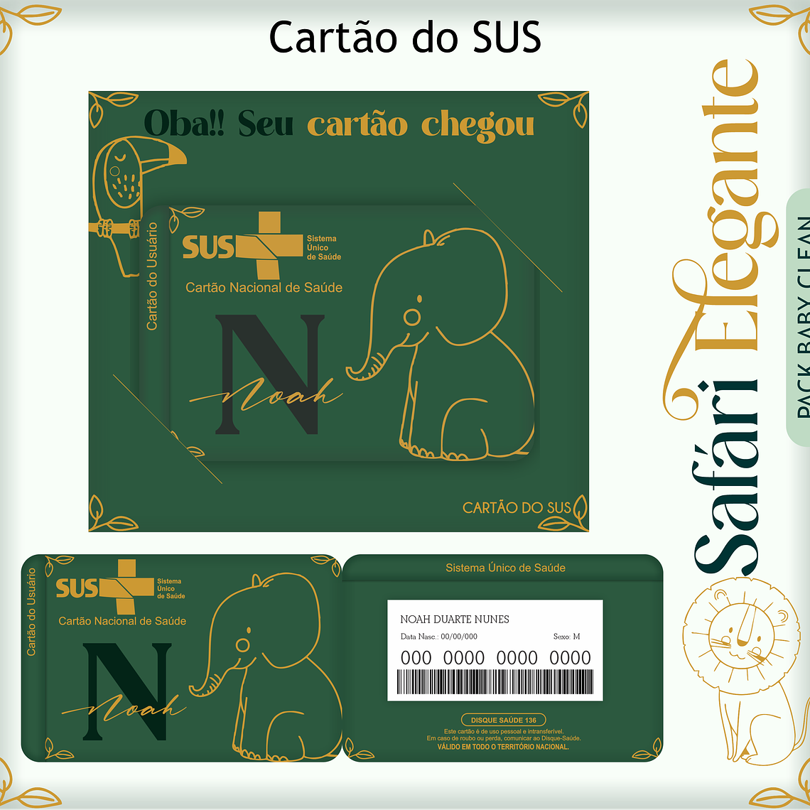 Arquivo Encadernação Baby Safari 13