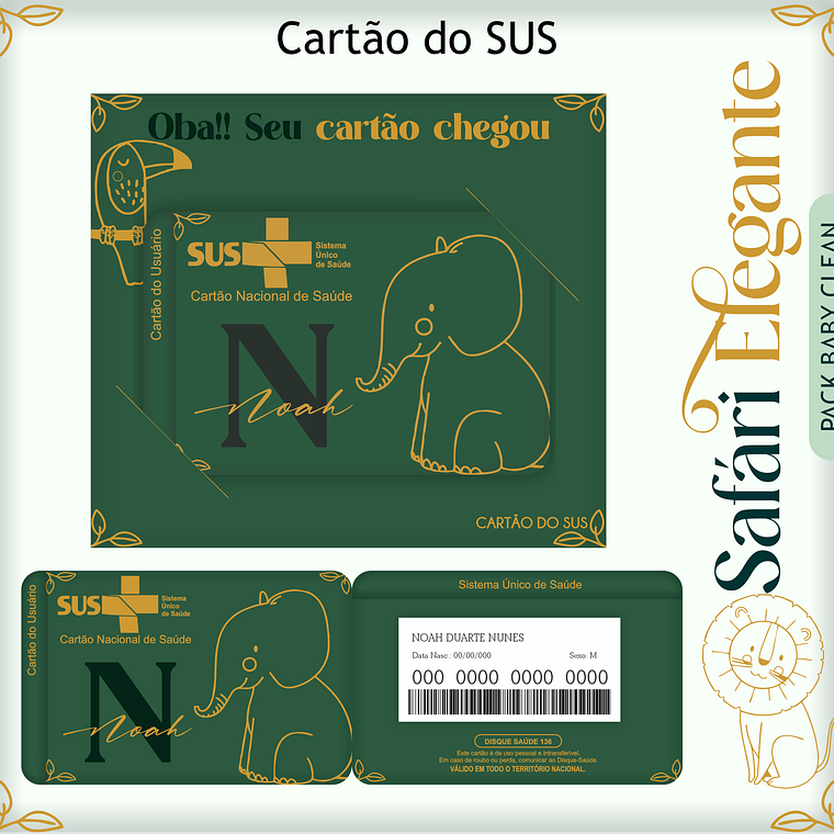 Arquivo Encadernação Baby Safari 13