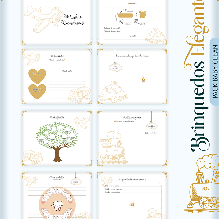 Arquivo Encadernação Baby Brinquedos 4