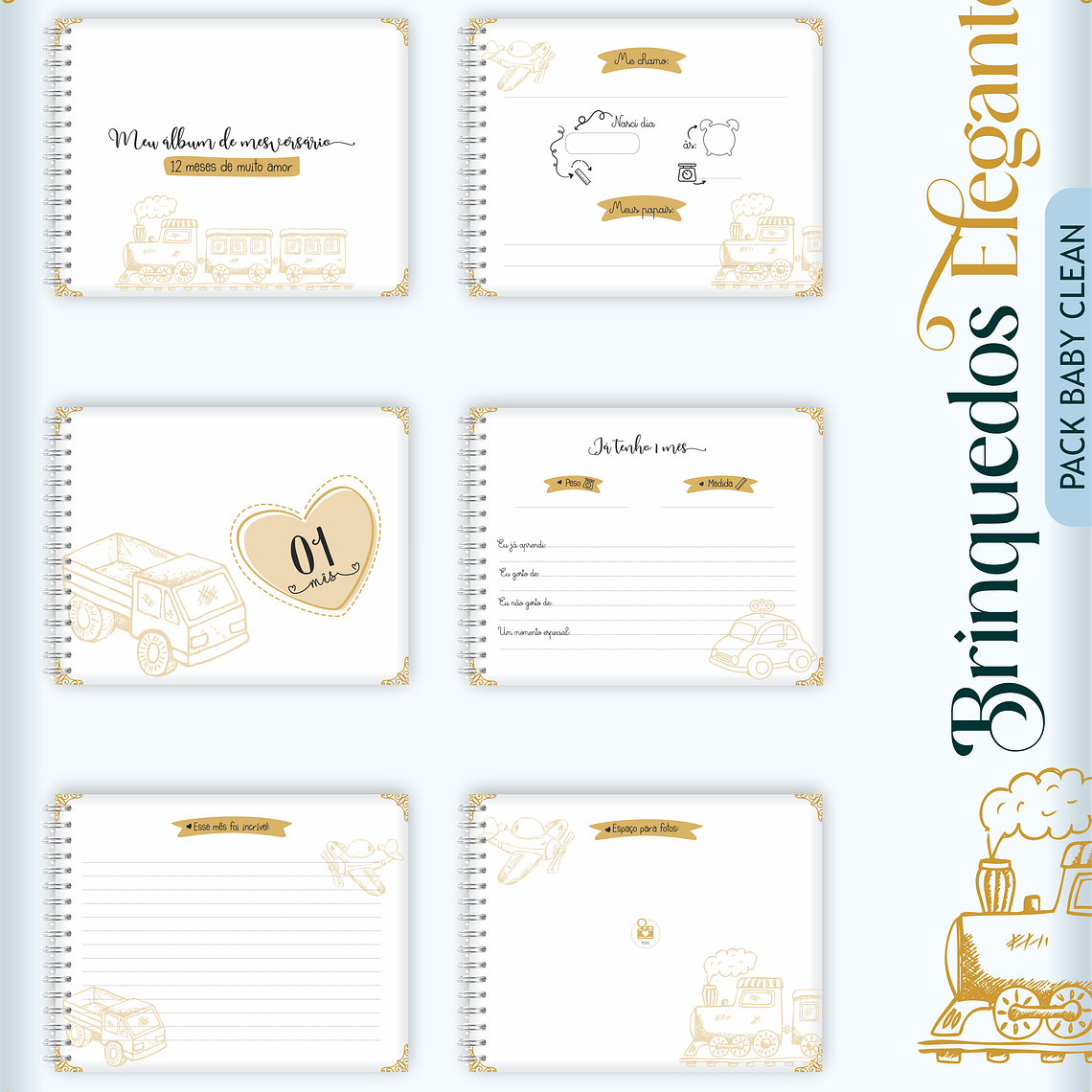 Arquivo Encadernação Baby Brinquedos 5