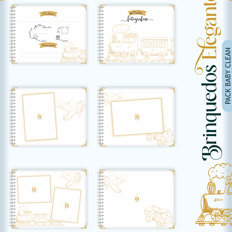 Arquivo Encadernação Baby Brinquedos 8