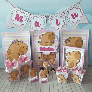 Arquivo de Corte Capivara Rosa