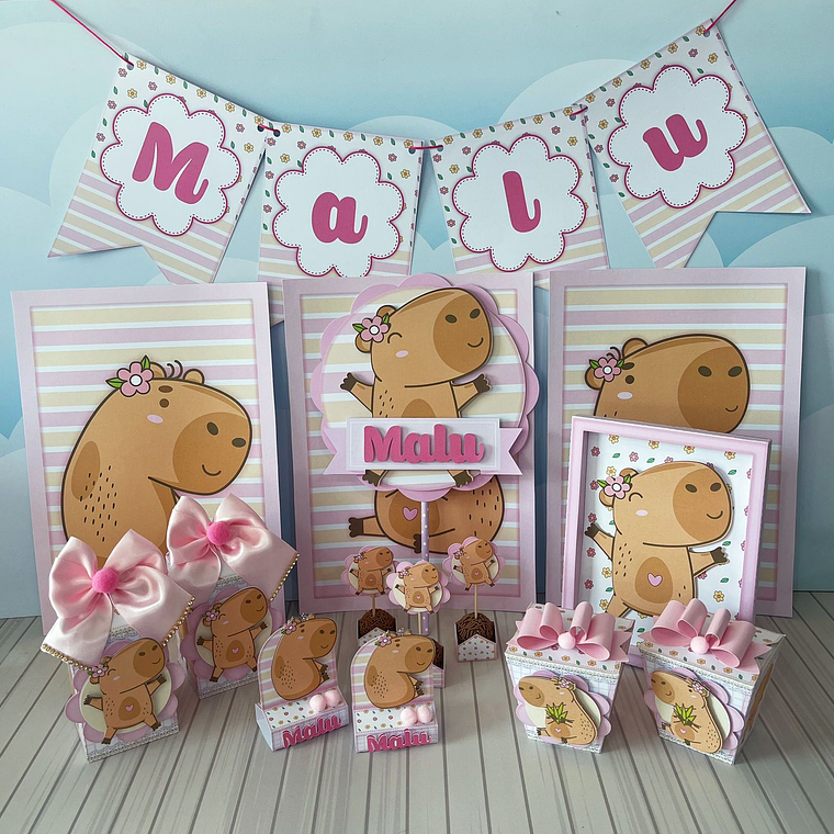 Arquivo de Corte Capivara Rosa 1