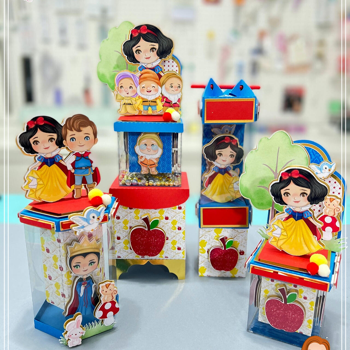ARQUIVO DE CORTE BRANCA DE NEVE VITRINE 1