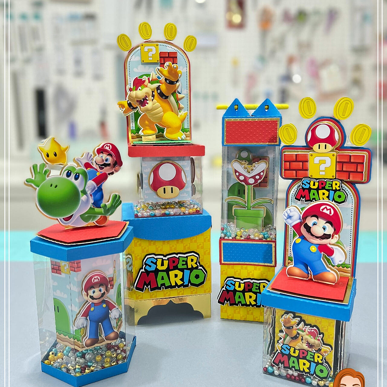 ARQUIVO DE CORTE SUPER MARIO VITRINE 1
