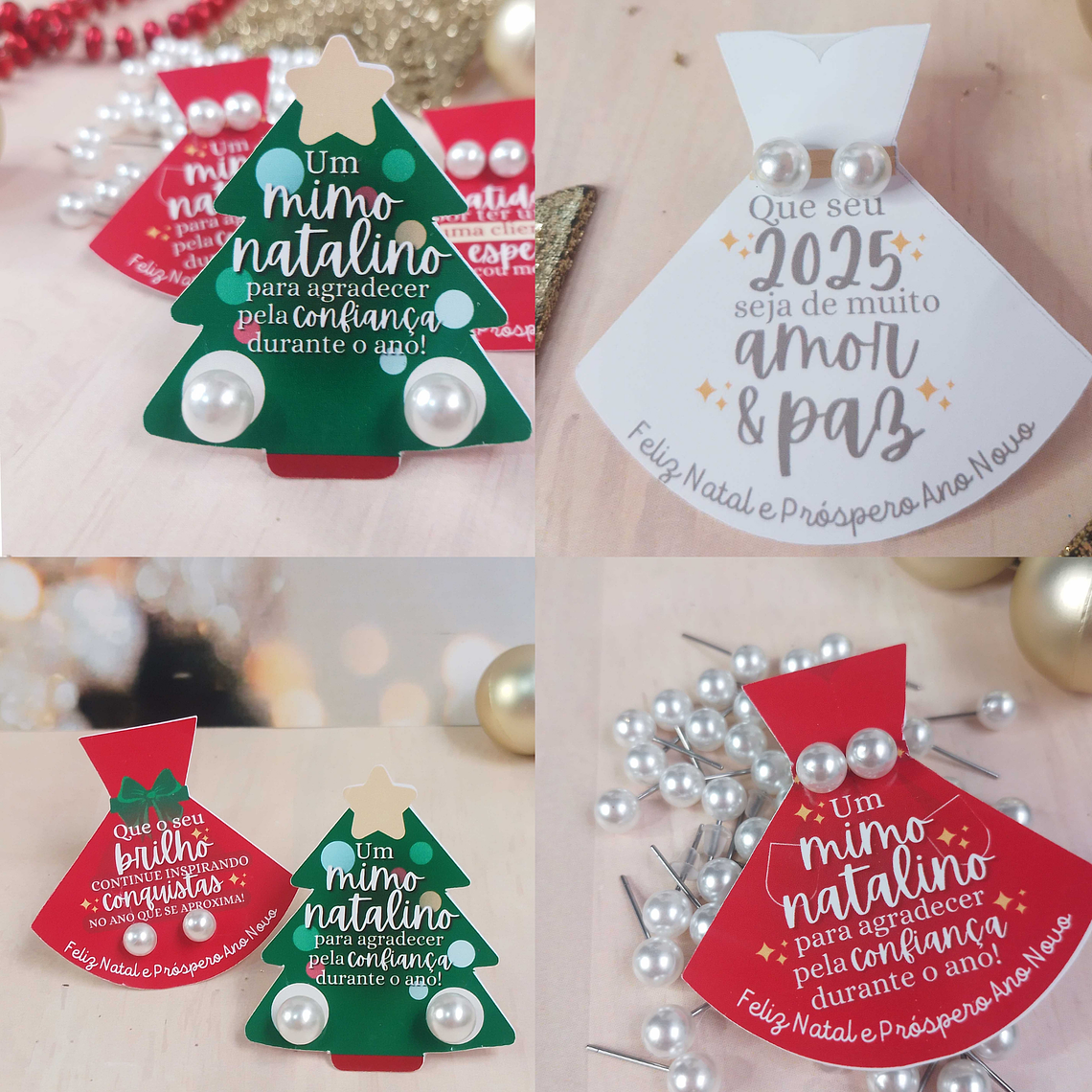 Arquivo Natal Card Brinco Árvore e Vestido 1