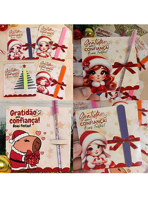 Arquivo Natal Card Escovinha e Lixa