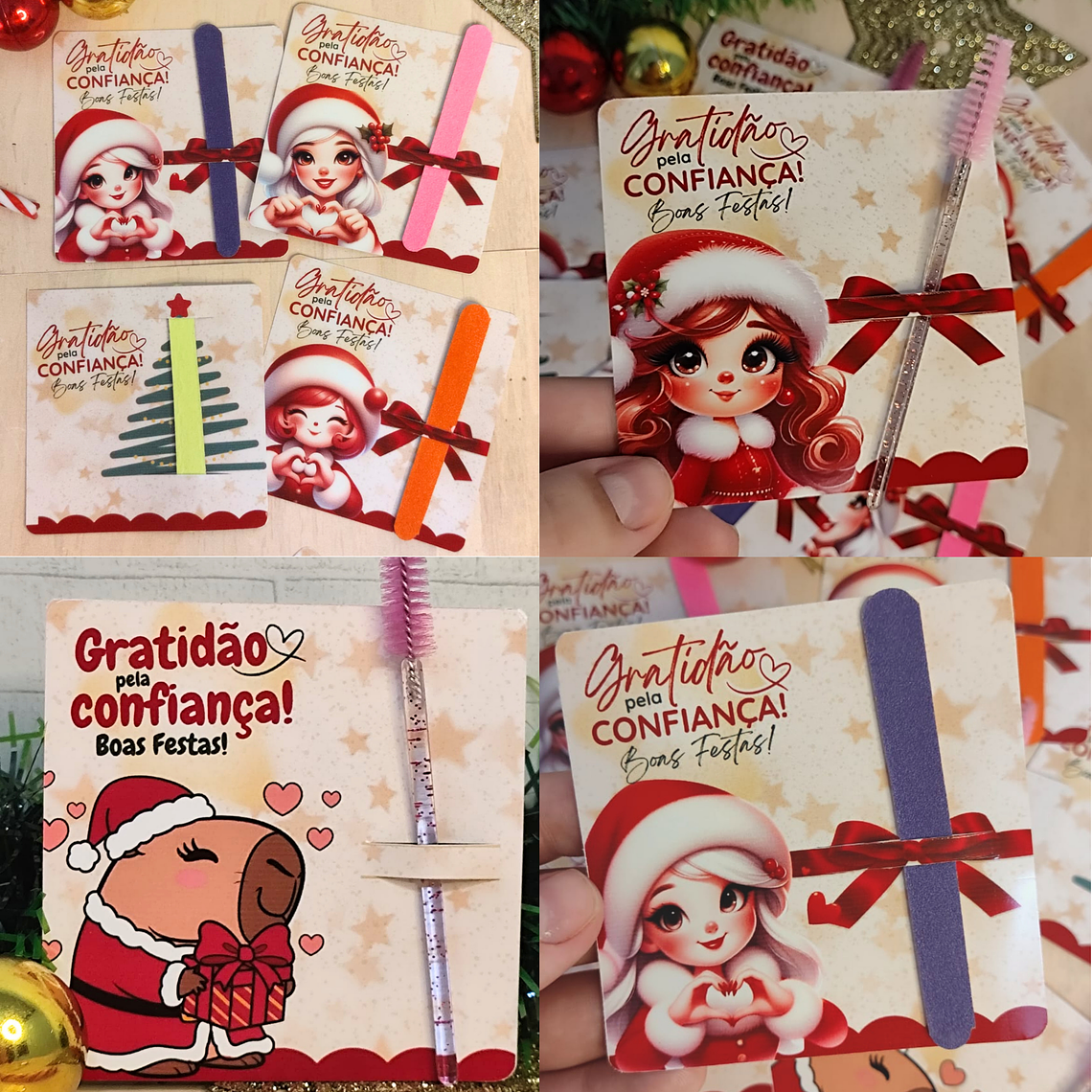 Arquivo Natal Card Escovinha e Lixa 1