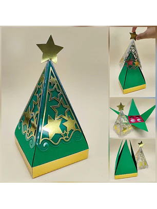 Arquivo Natal Árvore Acetato 4 doces