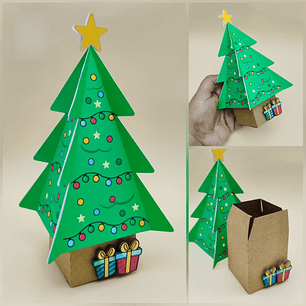 Arquivo Natal Árvore Caixinha
