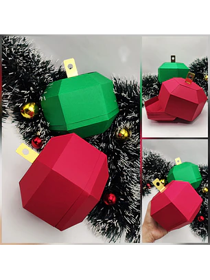  Arquivo Natal Bola 3D 