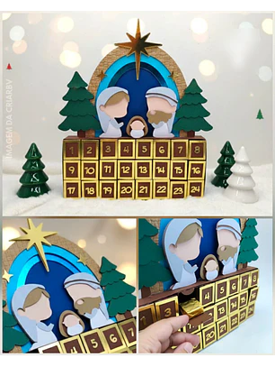 Arquivo Natal Cristão Calendário Advento Menino Jesus