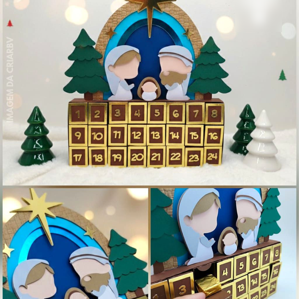 Arquivo Natal Cristão Calendário Advento Menino Jesus 1