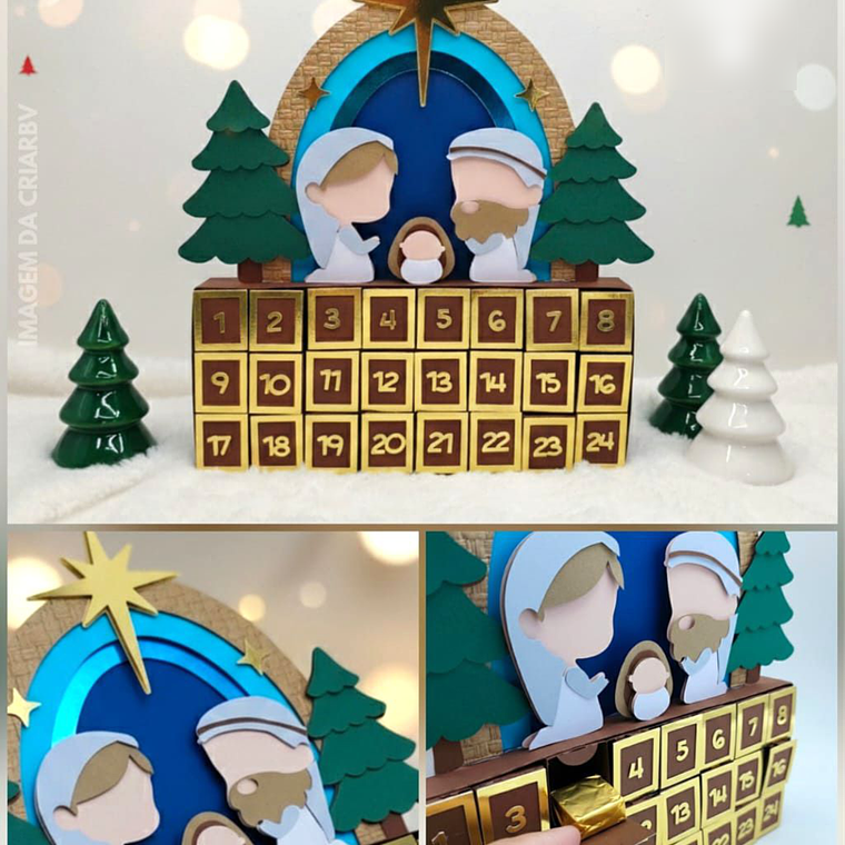 Arquivo Natal Cristão Calendário Advento Menino Jesus 1