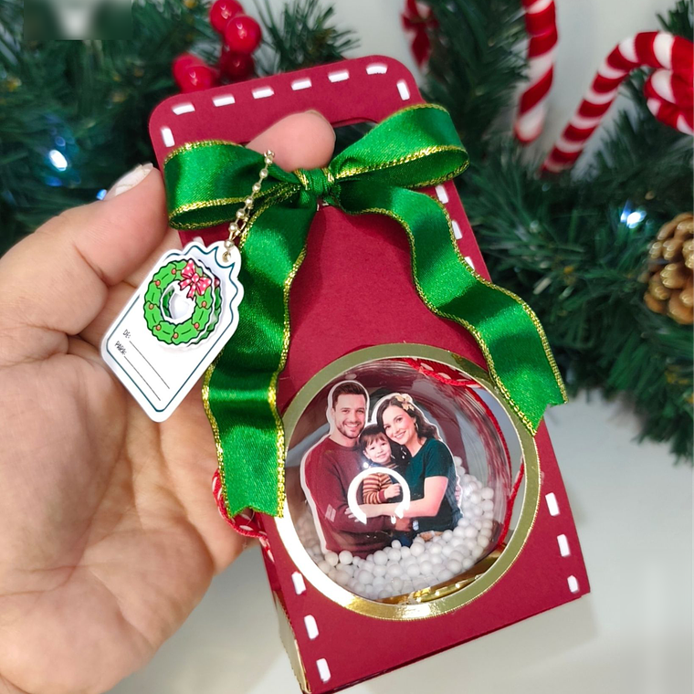 Arquivo Natal Sacolinha Bola Acrílica 1