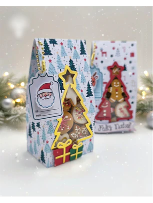 Arquivo Natal Caixa Visor Pequena