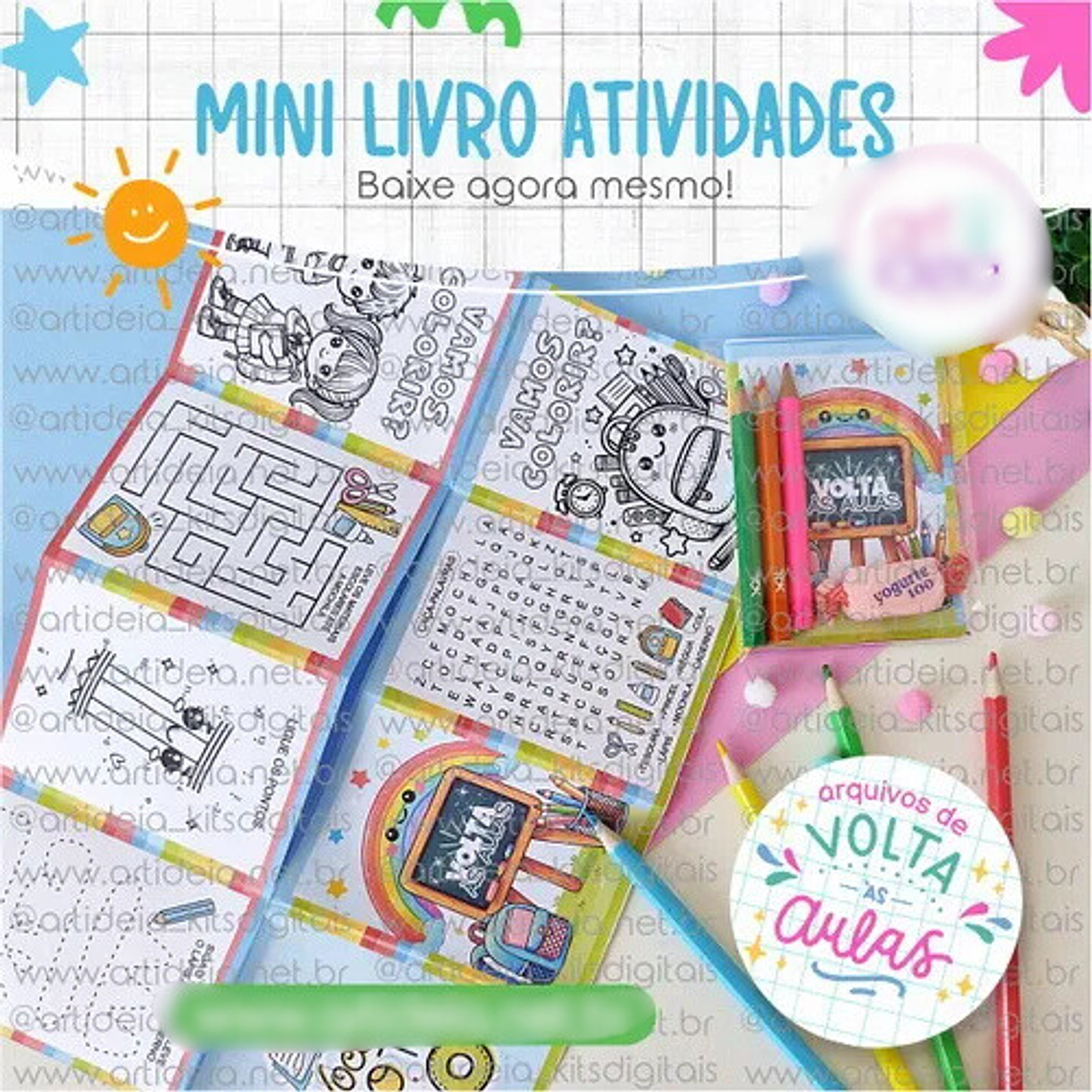 Arquivo Mini Livro Atividades Volta às Aulas 1