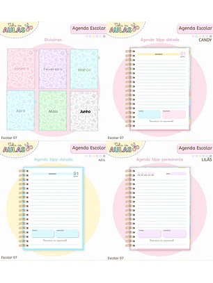Arquivo Pack Agendas Escolares A5 2026