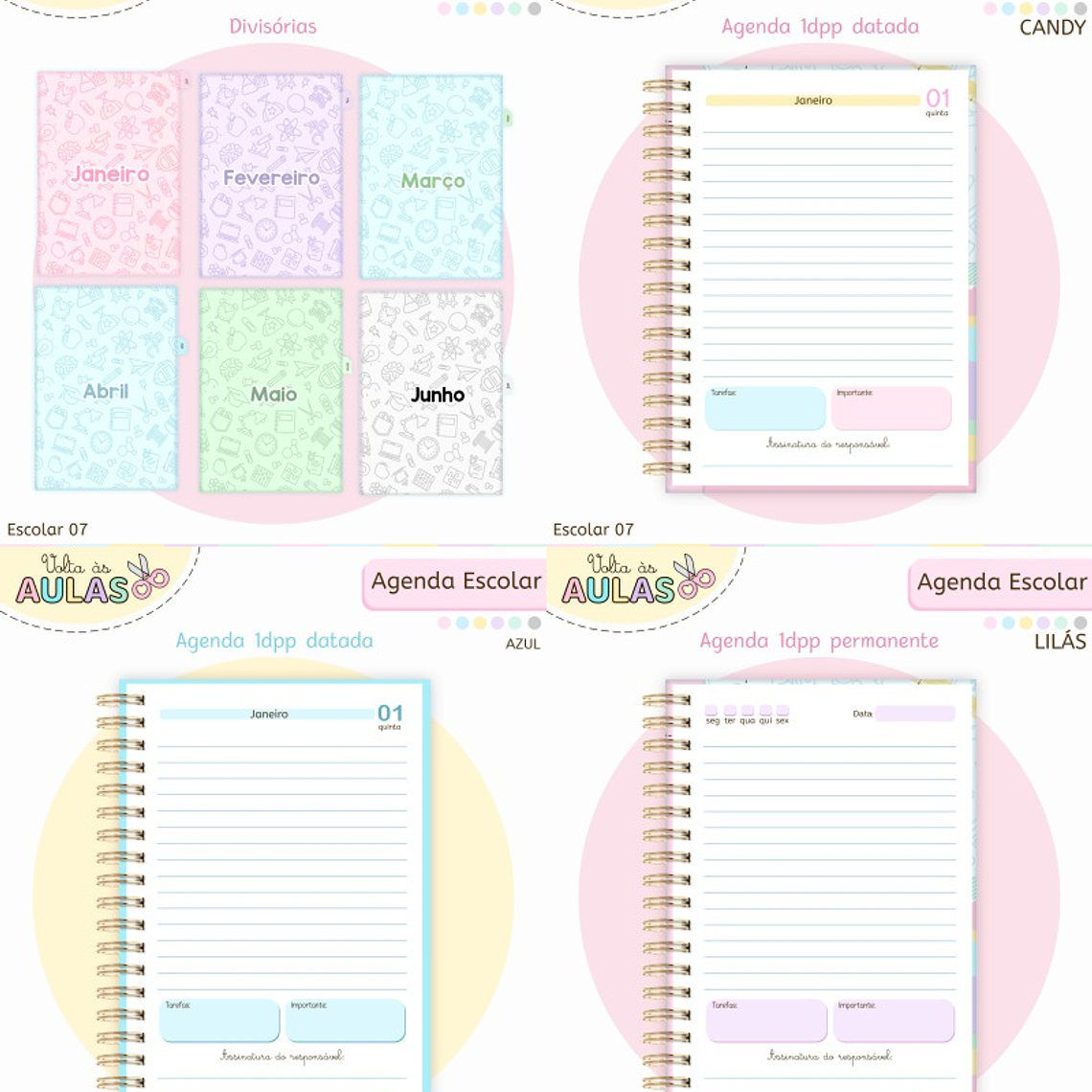 Arquivo Pack Agendas Escolares A5 2026 1