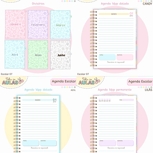 Arquivo Pack Agendas Escolares A5 2026