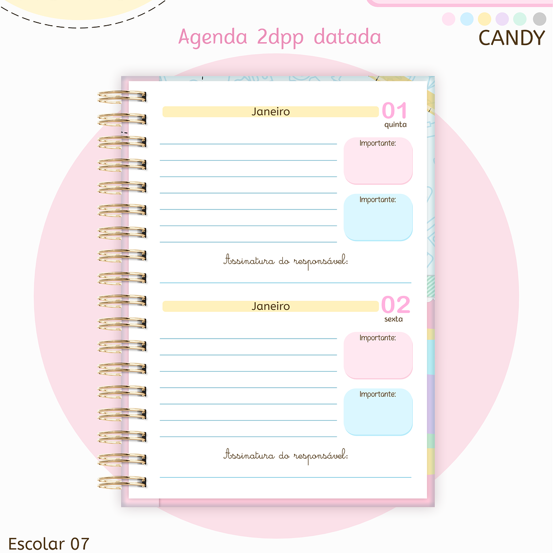Arquivo Pack Agendas Escolares A5 2026 7