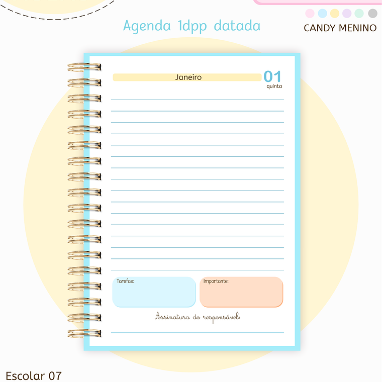 Arquivo Pack Agendas Escolares A5 2026 14