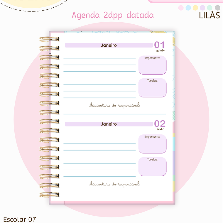 Arquivo Pack Agendas Escolares A5 2026 15