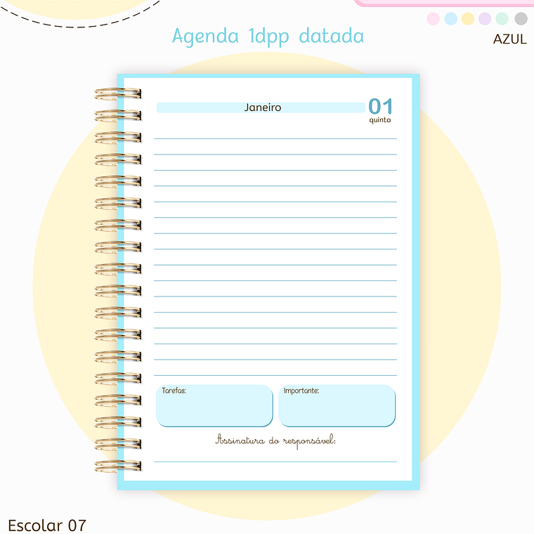 Arquivo Pack Agendas Escolares A5 2026 18