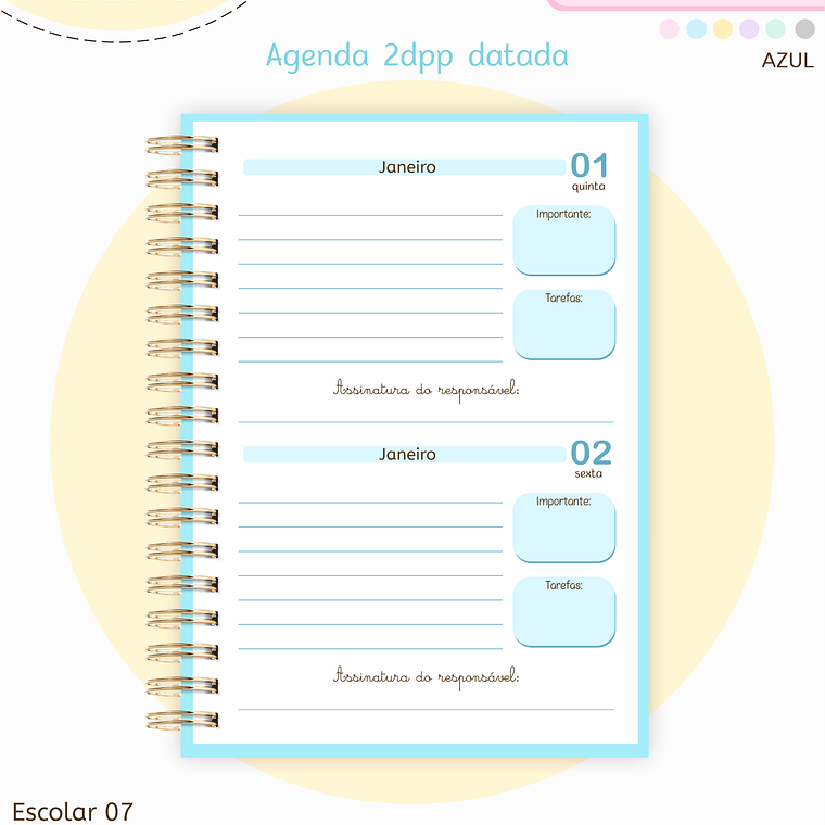 Arquivo Pack Agendas Escolares A5 2026 19