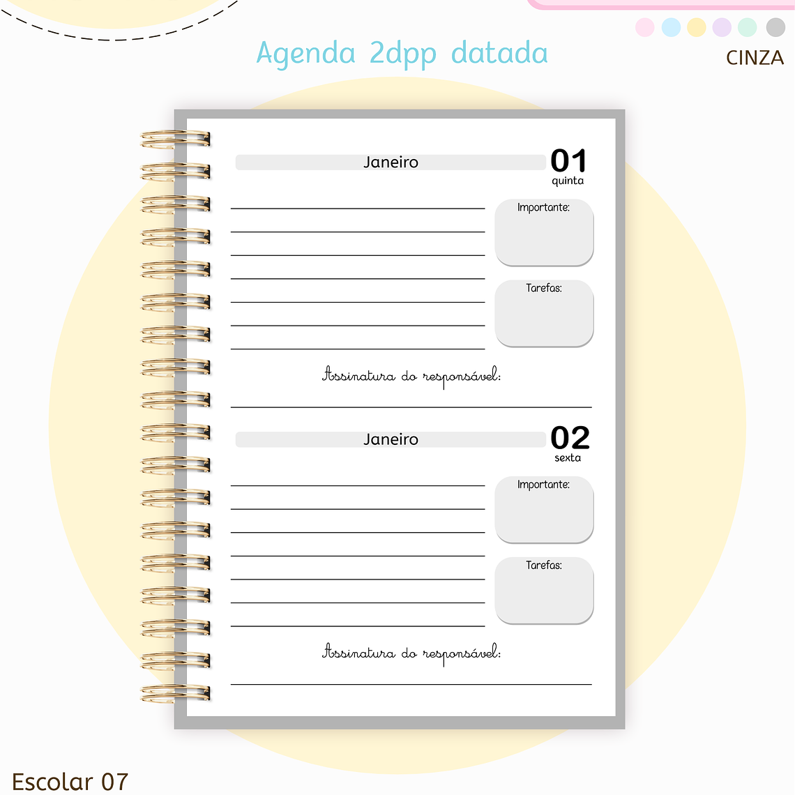 Arquivo Pack Agendas Escolares A5 2026 27
