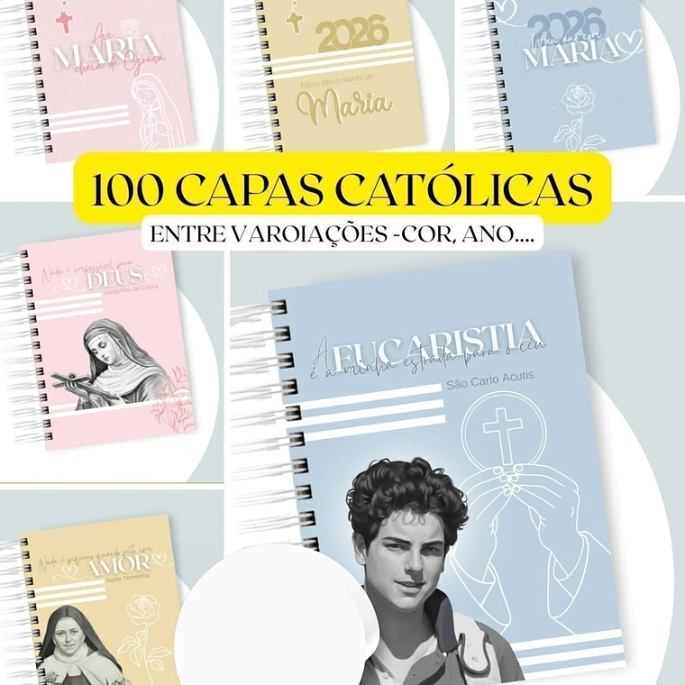 Arquivo Pack 100 Capas Católicas 1