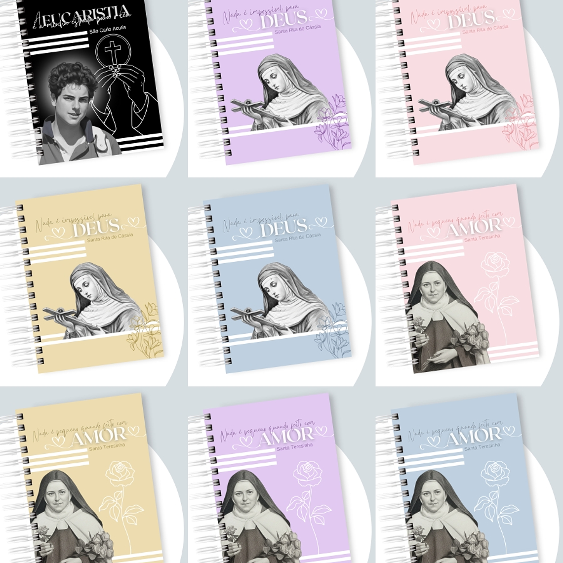 Arquivo Pack 100 Capas Católicas 11