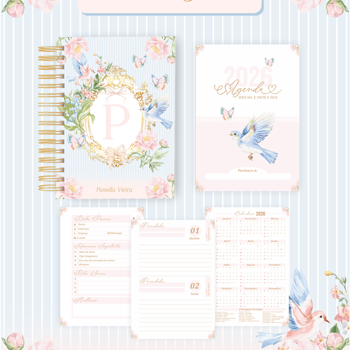 Arquivo Encadernação Coleção Beautiful Garden 2026 - PAMELLA VIEIRA 5