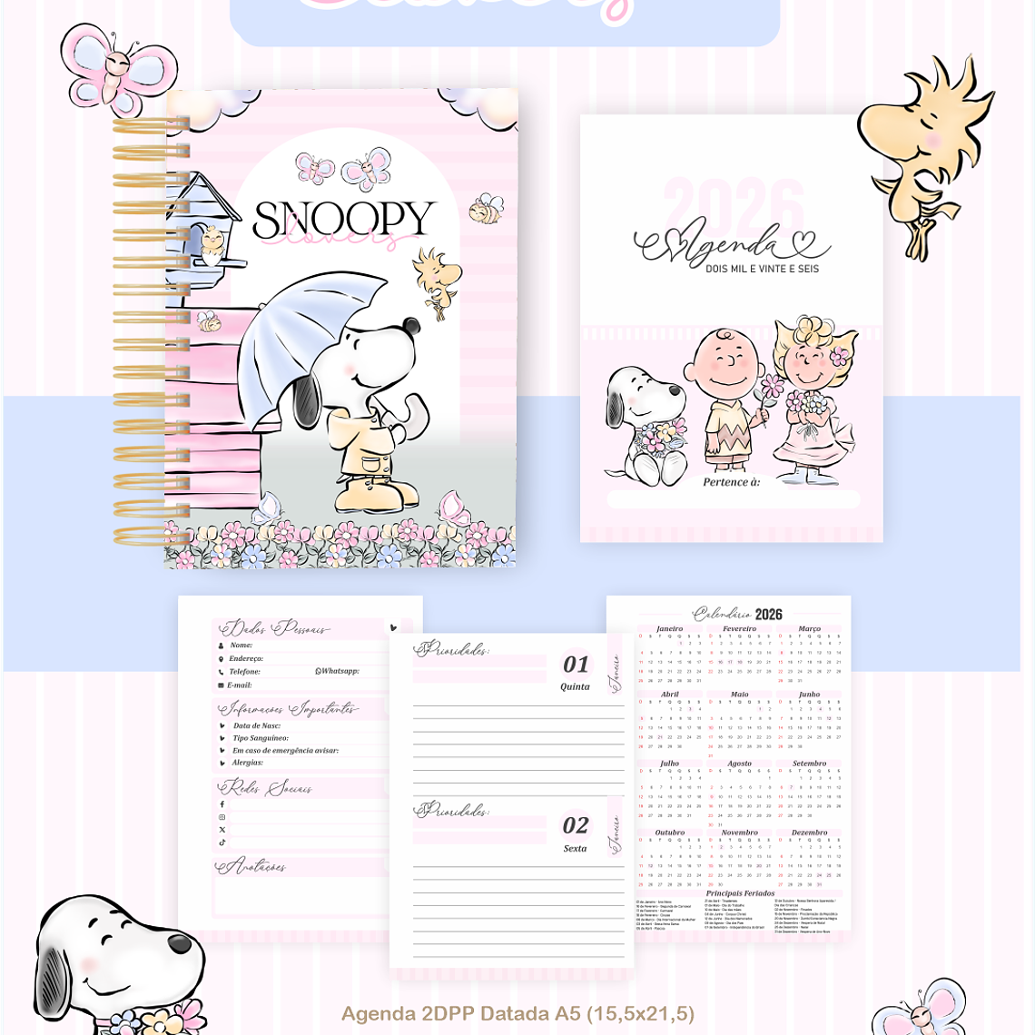 Arquivo Encadernação Coleção Snoopy Lovers 2026 - PAMELLA VIEIRA 2