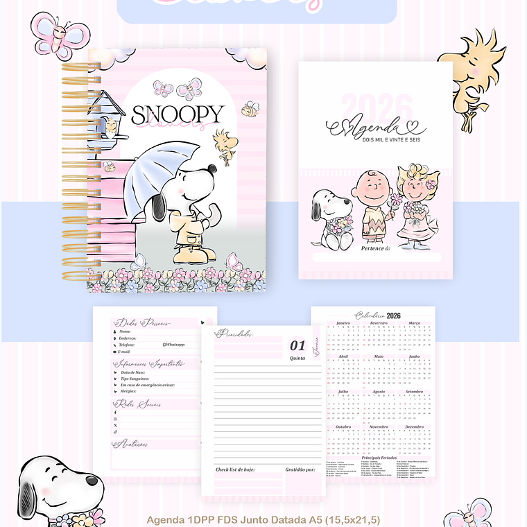 Arquivo Encadernação Coleção Snoopy Lovers 2026 - PAMELLA VIEIRA 5