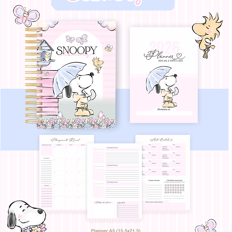 Arquivo Encadernação Coleção Snoopy Lovers 2026 - PAMELLA VIEIRA 7