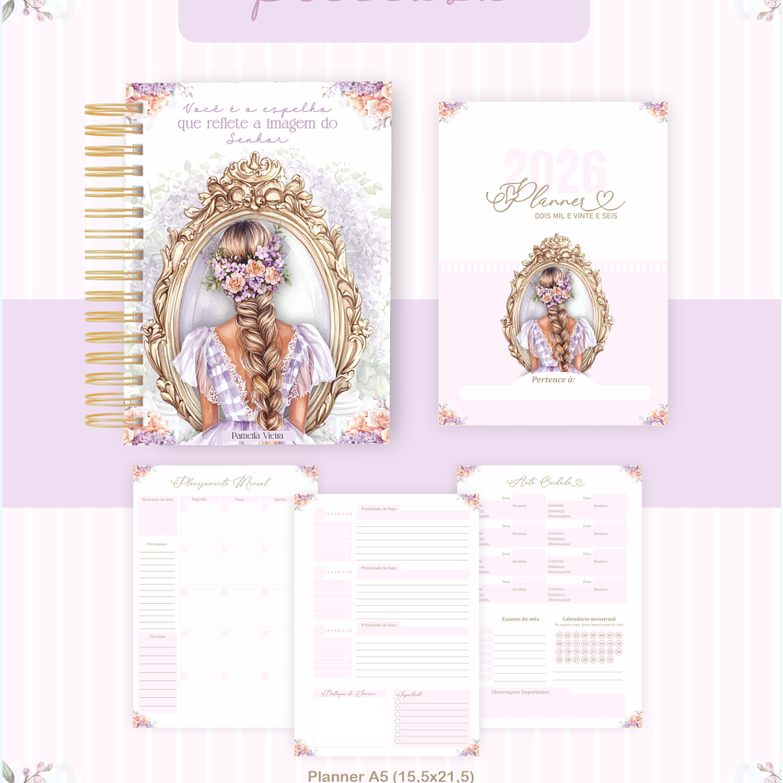 Arquivo Encadernação Coleção Princesa 2026 - Pamella Vieira 3