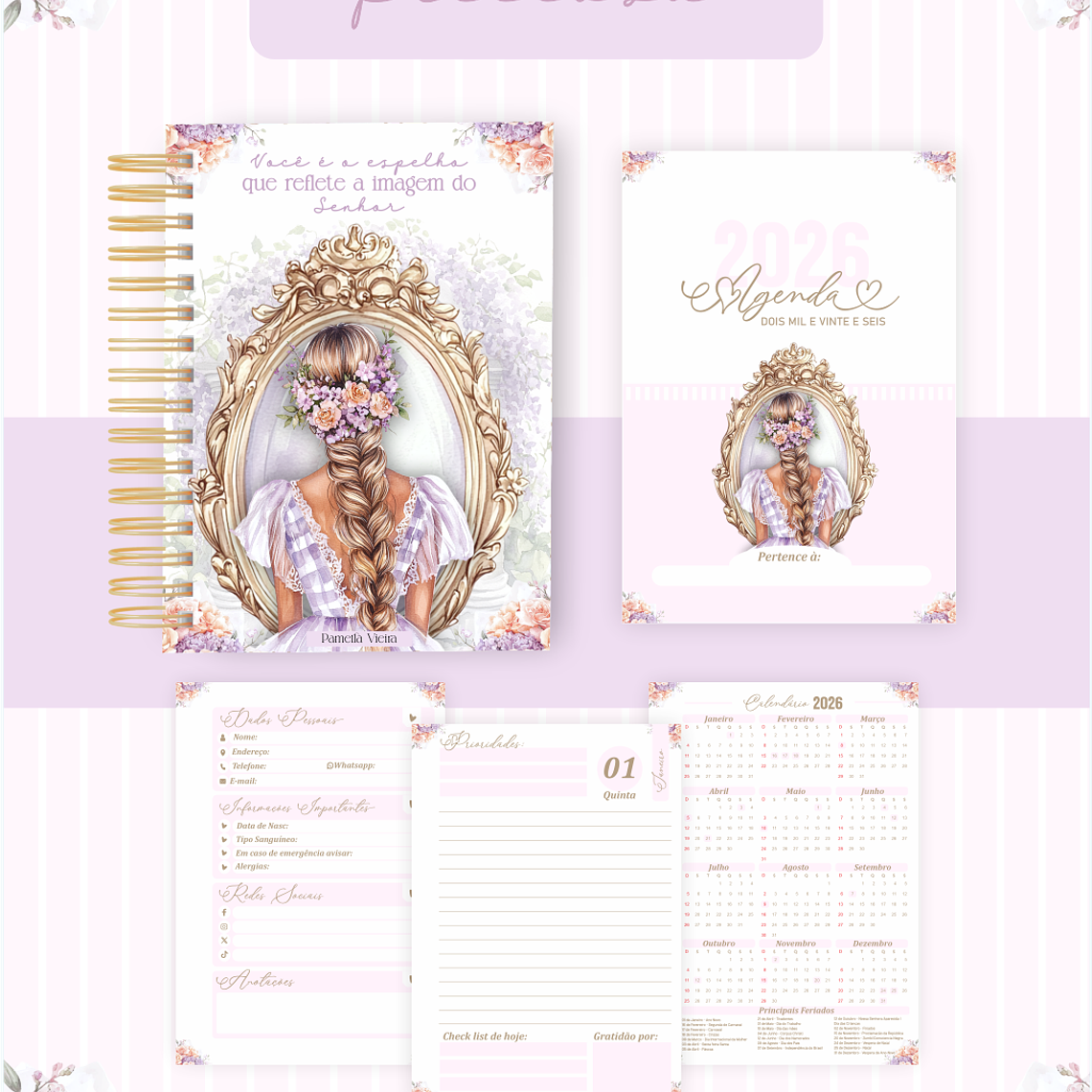 Arquivo Encadernação Coleção Princesa 2026 - Pamella Vieira 6
