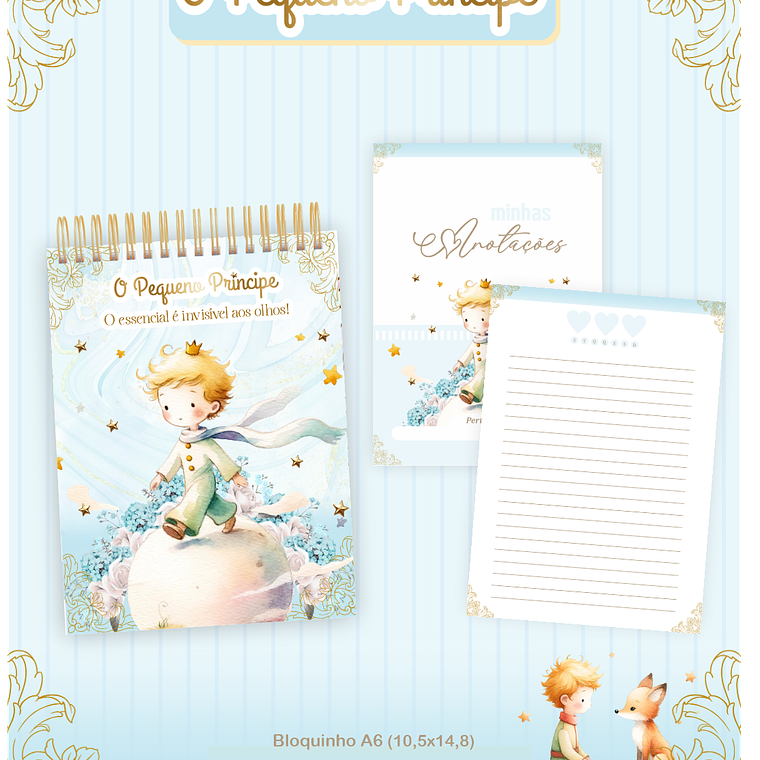 Arquivo Encadernação Coleção O Pequeno Príncipe 2026 - Pamella Vieira 5