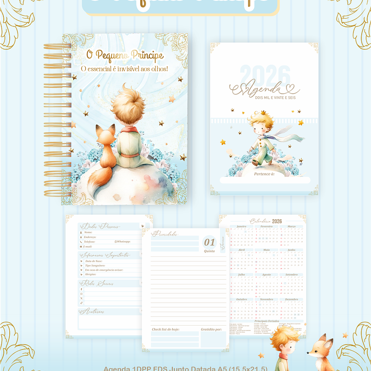 Arquivo Encadernação Coleção O Pequeno Príncipe 2026 - Pamella Vieira 7