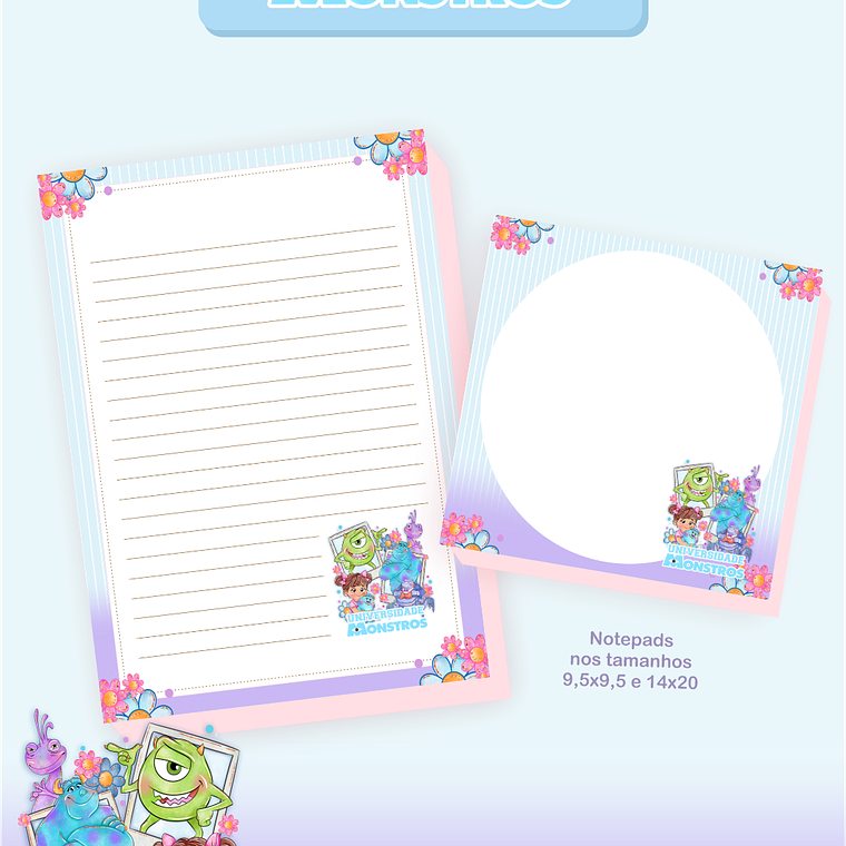 Arquivo Encadernação Coleção Monstros S.A 2026 - Pamella Vieira 3