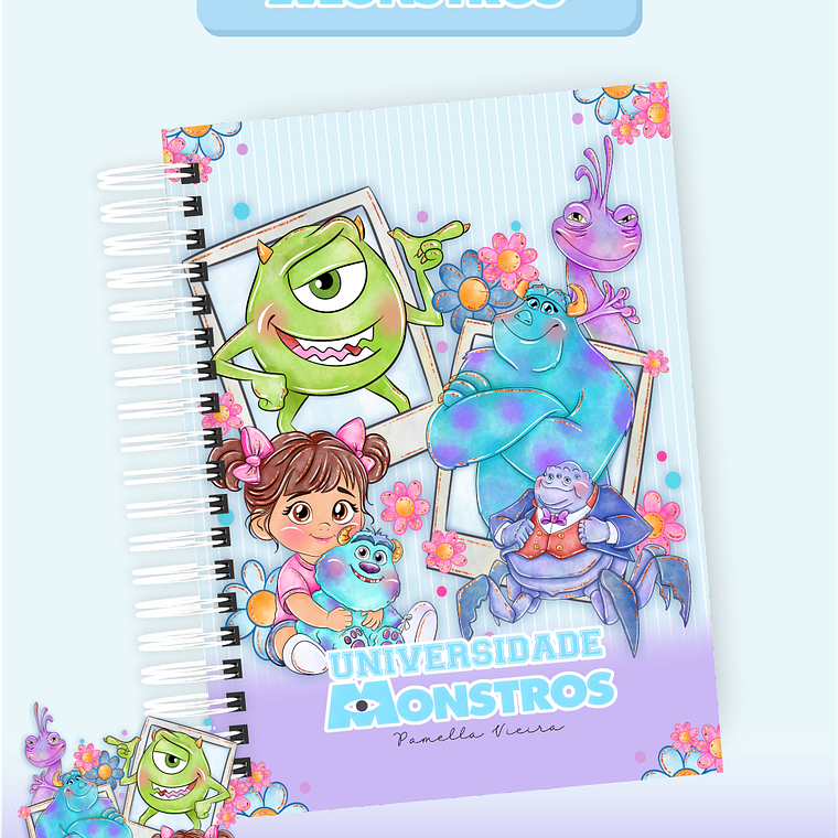 Arquivo Encadernação Coleção Monstros S.A 2026 - Pamella Vieira 5